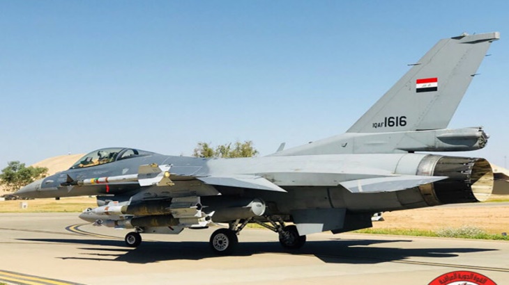Jet tempur F-16 dari pasukan Irak