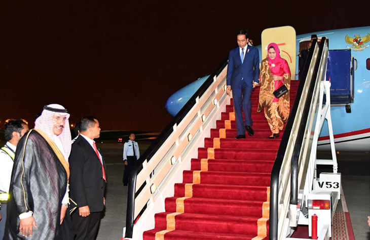 Presiden Jokowi Bahas Pemberantasan Terorisme di KTT Arab Islam Amerika