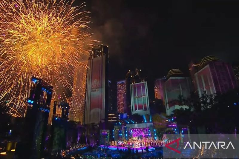 Gala Dinner KTT ASEAN Hadirkan Konsep Gemerlap Lampu Gedung Pencakar Langit