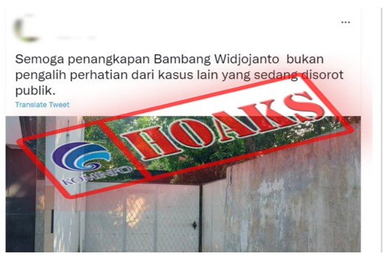 [HOAKS atau FAKTA]: Dikabarkan Mantan Pimpinan KPK Ditangkap
