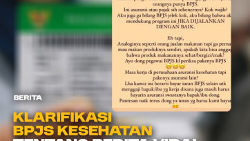 Netizen Terlanjur Kecewa! Klarifikasi BPJS Kesehatan Tentang Berita Viral Karyawanya Pakai Asuransi Swasta