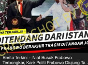 [HOAKS atau FAKTA]: Prabowo Ditendang Presiden Jokowi dari Istana