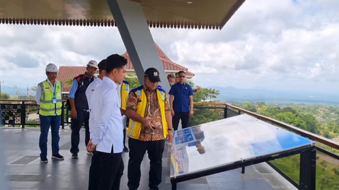 Diresmikan Januari 2025, Gibran Tinjau Pembangunan Waduk Jlantah Karanganyar