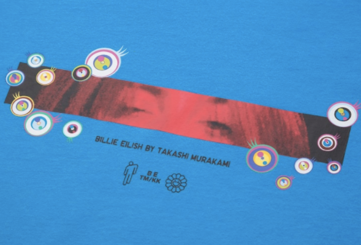 Oversized T-Shirt UNIQLO Billie Eilish x Takashi Murakami.   (Foto: Uniqlo) 