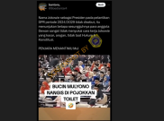 [HOAKS atau FAKTA]: Nama Joko Widodo Tidak Disebutkan Dalam Pelantikan Anggota DPR