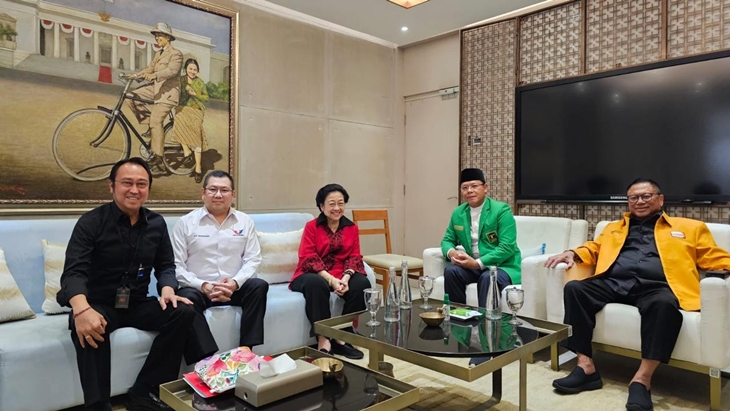 Megawati Gelar Pertemuan dengan Ketum Parpol Pengusung Ganjar
