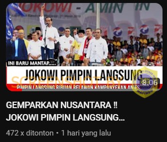 [HOAKS atau FAKTA]: Jokowi Pimpin Langsung Kampanye Anies 2024