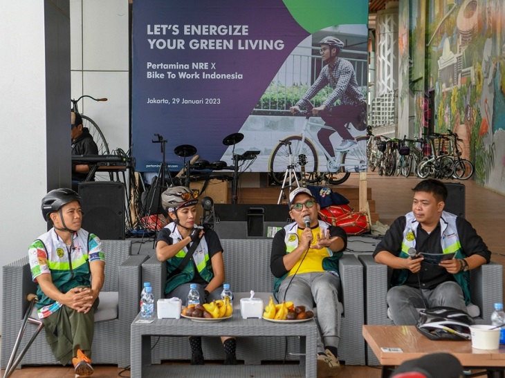 parkir sepeda pertamina