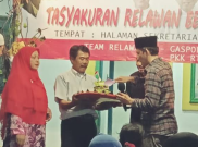 Pendukung Prabowo Bantu Relawan Jokowi Gelar Tasyakuran Bersama