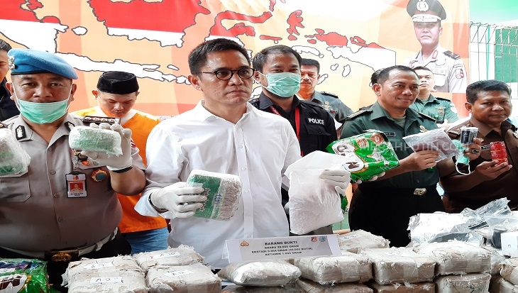 Polri Musnahkan Ratusan Kilogram Narkoba Jelang Tahun Baru