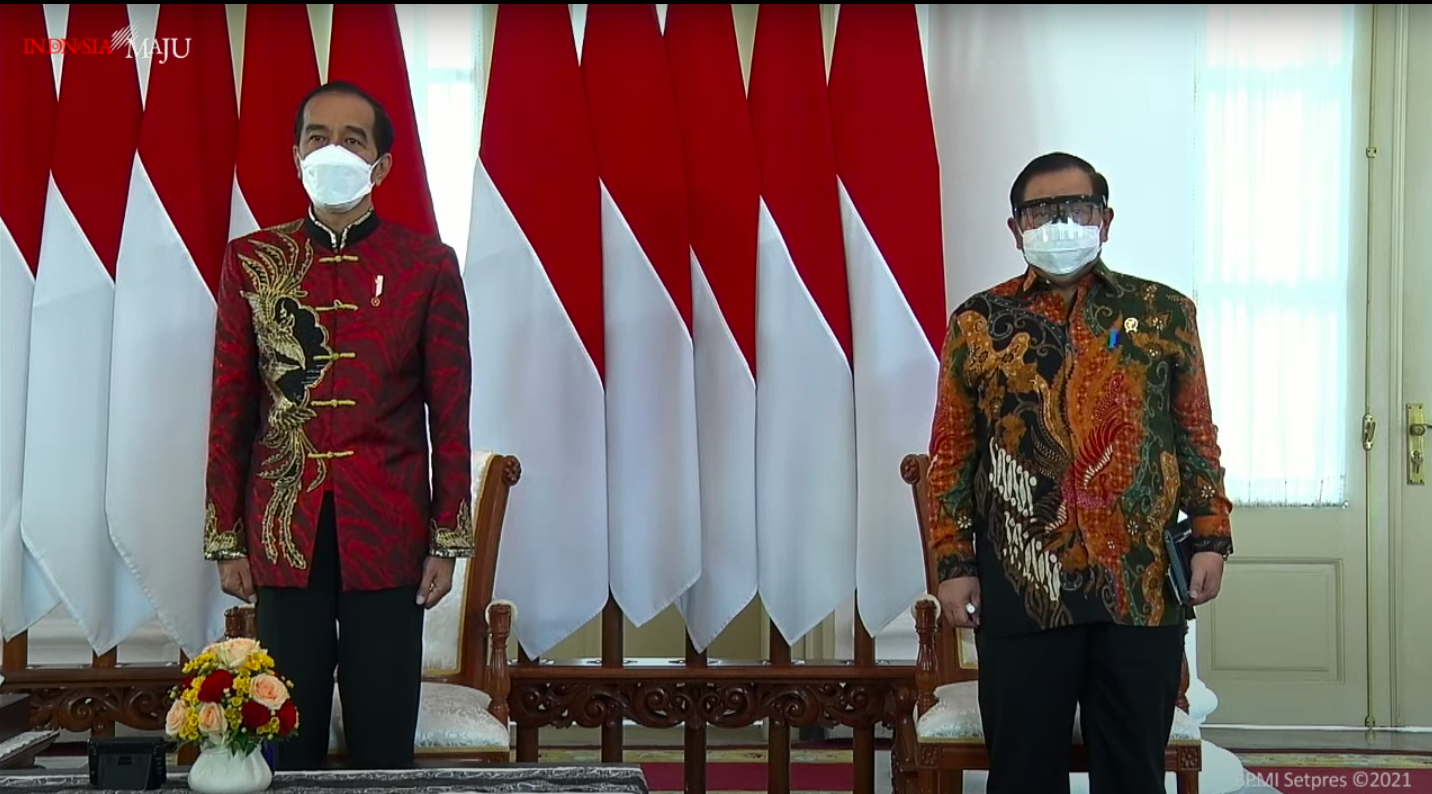 Imlek Tahun Kerbau Logam, Jokowi: Menguatkan Kesetiaan Kepada Bangsa dan Negara