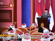 Prabowo Beri Kesempatan Koruptor untuk Tobat dan Kembalikan yang Mereka Curi