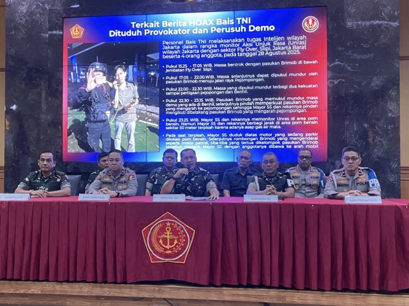 Perwira BAIS TNI ‘Nyaris’ Diciduk saat Demo Rusuh, Mabes TNI: Lagi Tugas Negara Memonitor Massa dan Pengumpulan Data