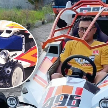 Looks Tamiya Dash 1 Emperor Asal Bandung yang Bisa Dikendarain Manusia