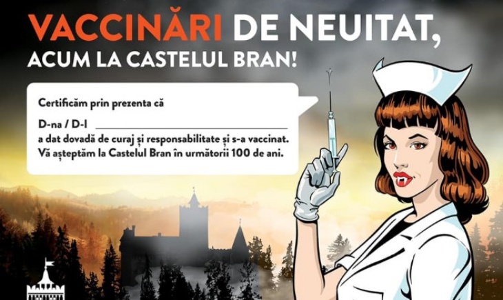 Kastil Drakula di Rumania Jadi Tempat Vaksinasi Gratis