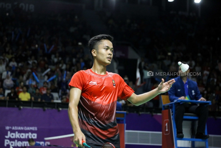 Pemain Tunggal Putra Indonesia Anthony Ginting