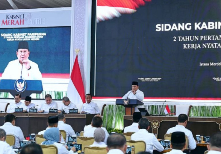 Soal Turun Peringkat Pasar Oleh MSCI, Prabowo: Indonesia Tidak Takut Siapapun