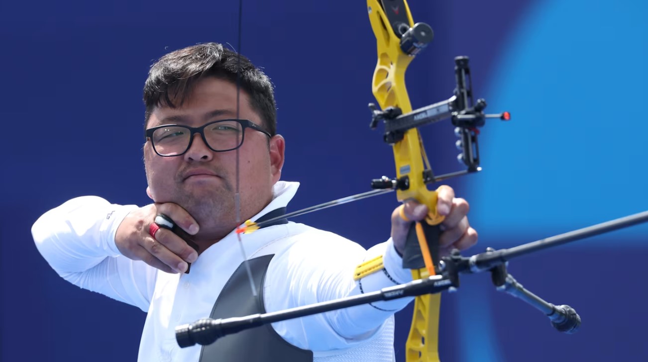 Atlet Panahan Korsel Kim Woojin Menangi 3 Medali Emas di Olimpiade Paris 2024