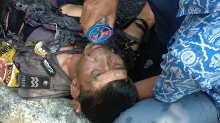 Anggota Polres Cianjur yang Terbakar Saat Demo Mahasiswa Dikabarkan Meninggal Dunia