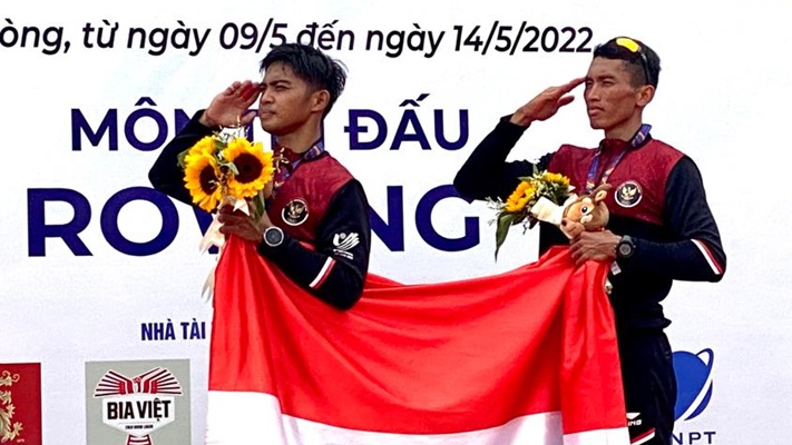 Juara Umum, Panen Medali Tim Dayung Indonesia Ditutup Perak Beregu Putri