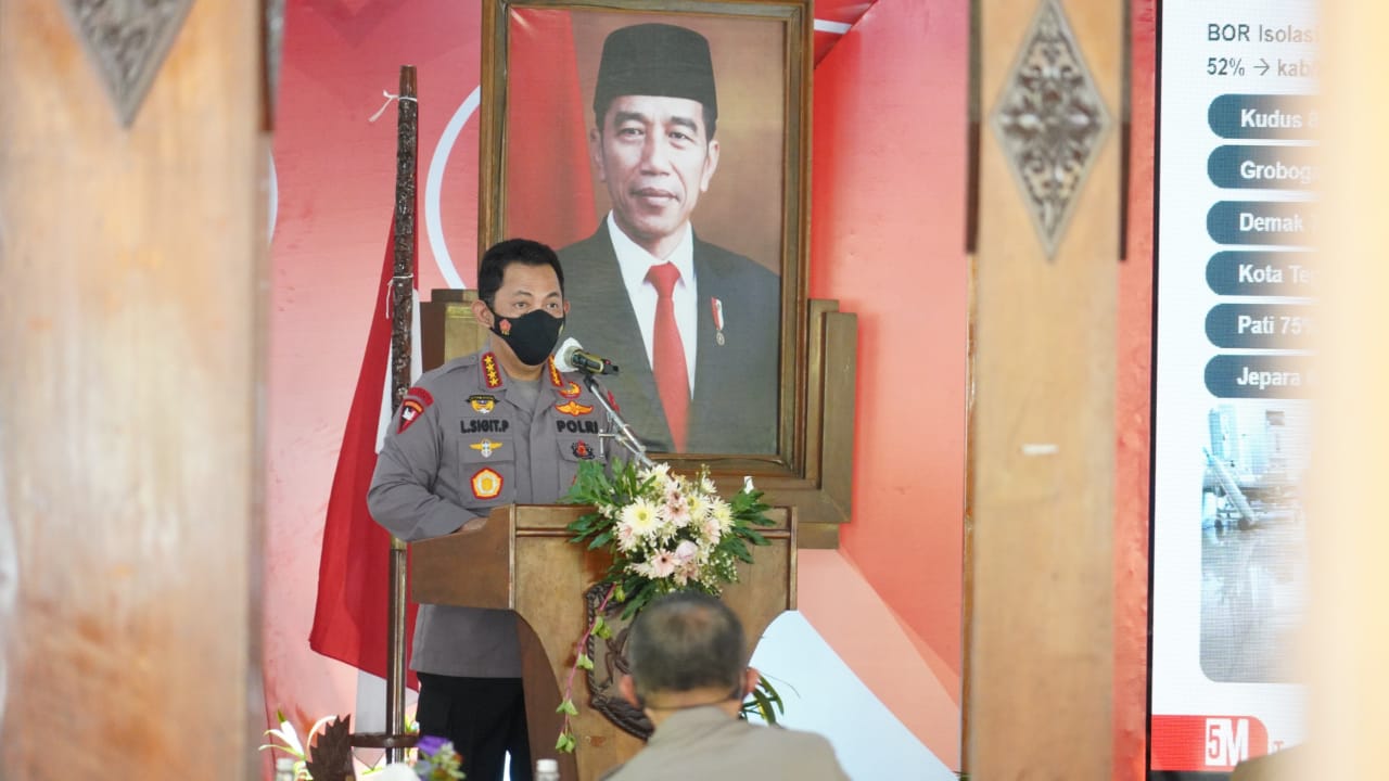 Kasus COVID-19 di Kudus, Kapolri Perintahkan Anak Buahnya Kunci Pergerakan Warga