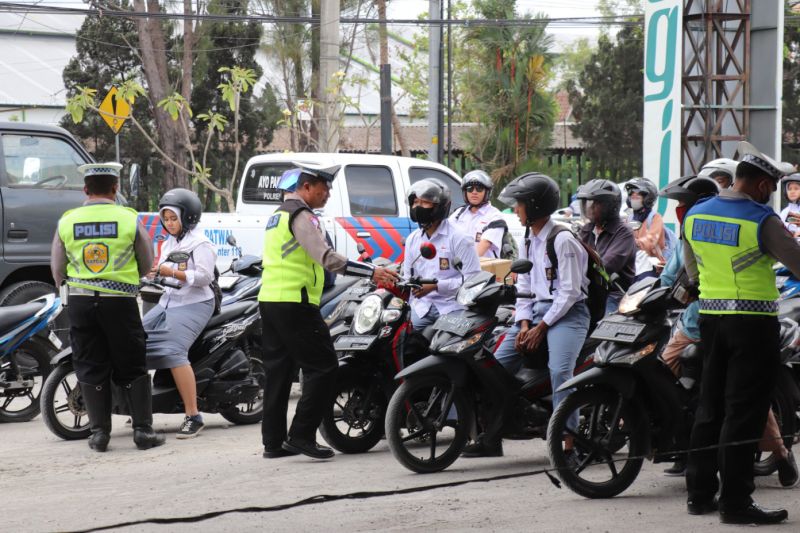 3.440 Pelanggar Ditindak Selama Operasi Zebra Progo 2023