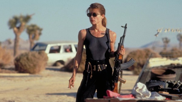 Linda Hamilton di film Terminator 2
