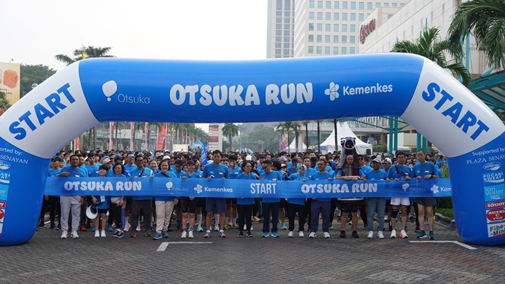 Otsuka Run 2024 Sukses Digelar, Ajak Pekerja Berlari biar Sehat