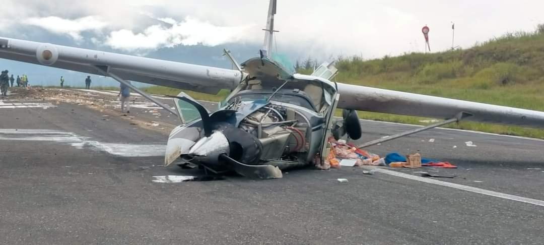 Pesawat Cargo Smart Air Jatuh di Ilaga, Pilot Meninggal Dunia