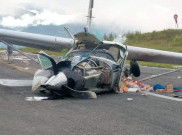 Pesawat Cargo Smart Air Jatuh di Ilaga, Pilot Meninggal Dunia