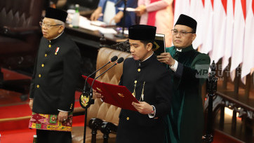 Pelantikan dan Sumpah Jabatan Wakil Presiden Gibran Rakabuming Raka