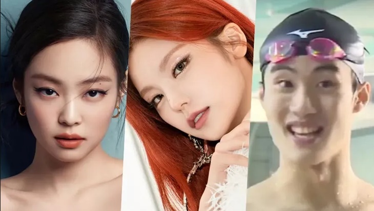 Jennie Blackpink dan Yeji Itzy Dukung Atlet Renang Hwang Sun-woo