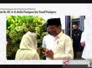 Jokowi dan Menkeu Sempat Melayat Arifin Panigoro Sebelum Dimakamkan