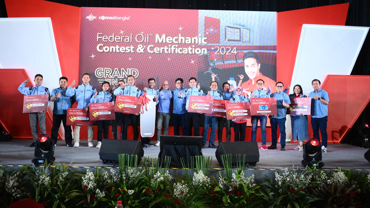 Mechanic Contest & Certification 2024, Federal Oil Berikan Sertifikasi BNSP untuk Mekanik Terpilih 