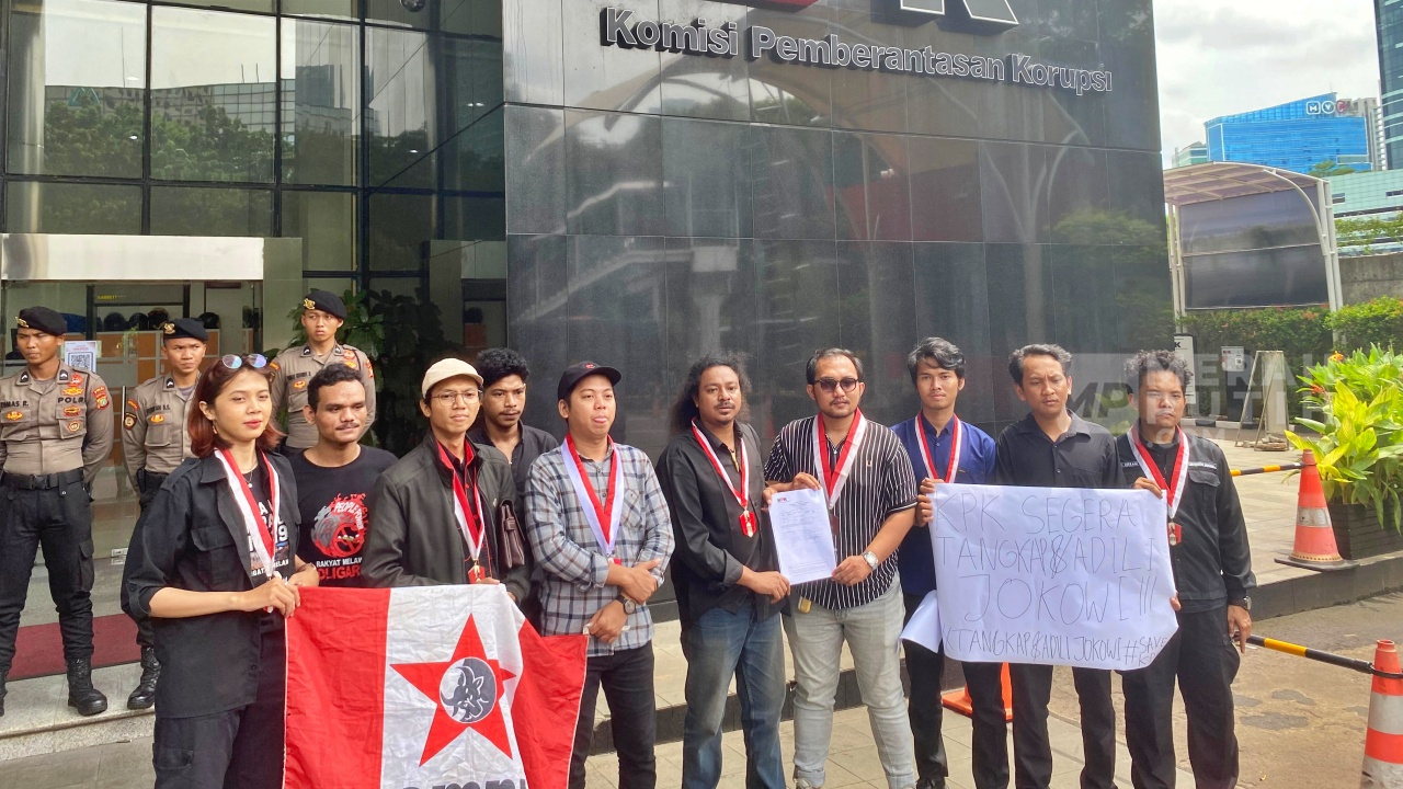 Geruduk KPK, GMNI Desak Usut Dugaan Korupsi Keluarga Jokowi