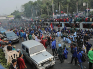 Antisipasi Demo Mahasiswa, Polisi Tutup Akses Jalan Seputar Gedung DPR