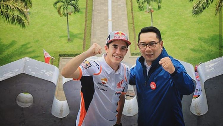 Temui Marc Marquez di Gedung Sate, Gubernur Ridwan Kamil Teken Kerja Sama Ini ...