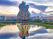 Hotel Berbentuk Gitar Pertama di Dunia Bakal Manjakan Para Pencari Kesenangan