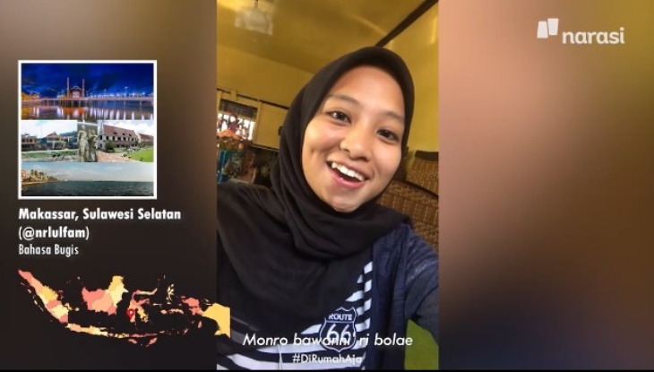 Eka Gustiwana dan Warganet dalam Lagu #DiRumahAja dengan 42 Bahasa Daerah