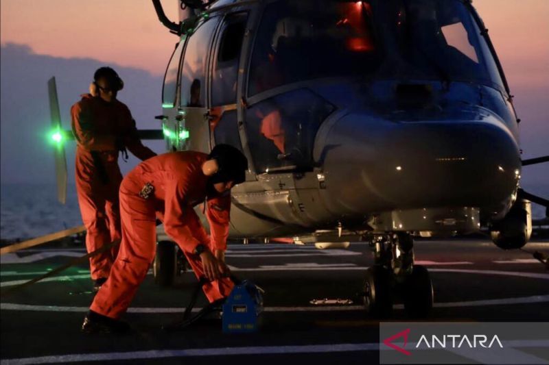 Kontingen Garuda XXVIII-P/UNIFIL Latihan Fase Laut di Laut Jawa Sebelum ke Lebanon