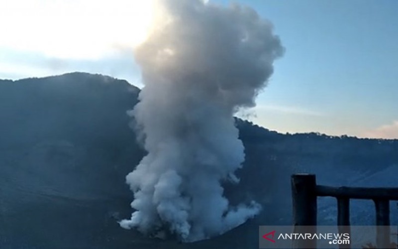 Gunuing Tangkuban Parahu erupsi beberapa waktu lalu