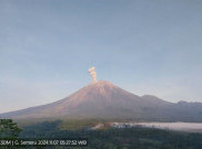 8 Jam Terakhir, Gunung Semeru 10 Kali 'Batuk-Batuk'