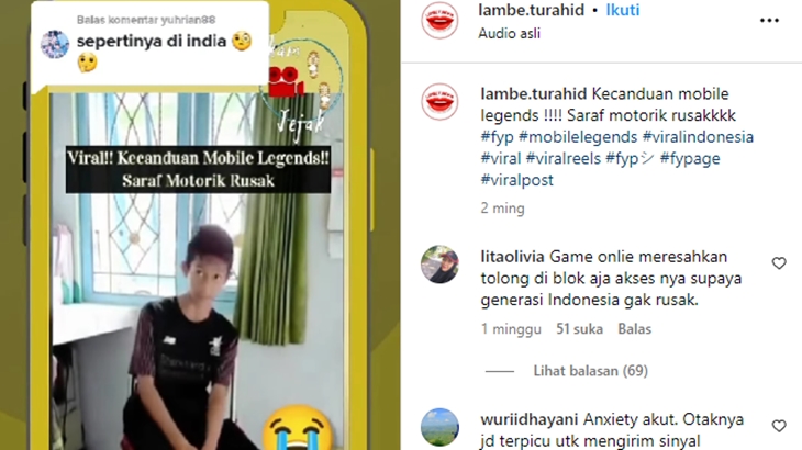 [HOAKS atau FAKTA]: Seorang Anak Alami Gangguan Saraf Motorik akibat Kecanduan Game