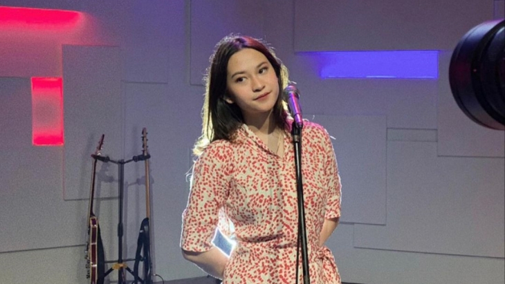 Raissa Anggiani siap menyambut 2022 dengan deretan karya menawan. (Foto: Instagram/raissanggiani)