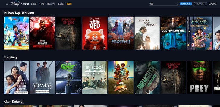 2 Tahun Lalu, Disney Plus Hotstar Hadir di Indonesia