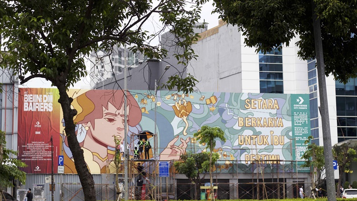 Tiga Muralis Perempuan Turut Andil dalam Converse City Forest