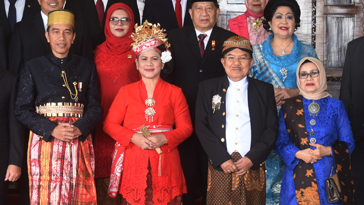 Upacara HUT ke-72 RI di Istana Negara Tonjolkan Keberagaman