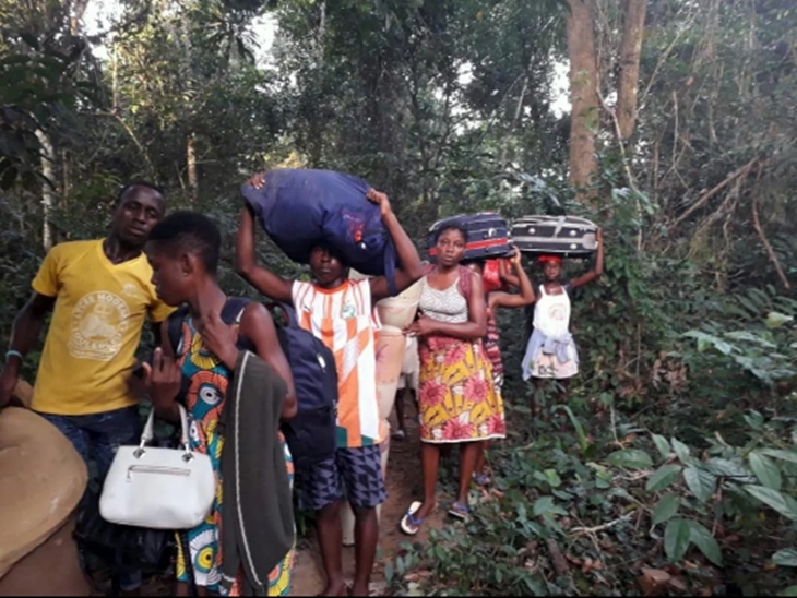   Per 2 November, lebih dari 3.200 pengungsi Pantai Gading telah tiba di Liberia, Ghana dan Togo. Sebagian besar adalah wanita dan anak-anak dari wilayah barat dan barat daya Pantai Gading. (Foto: MP/Screenshot unhcr.org)