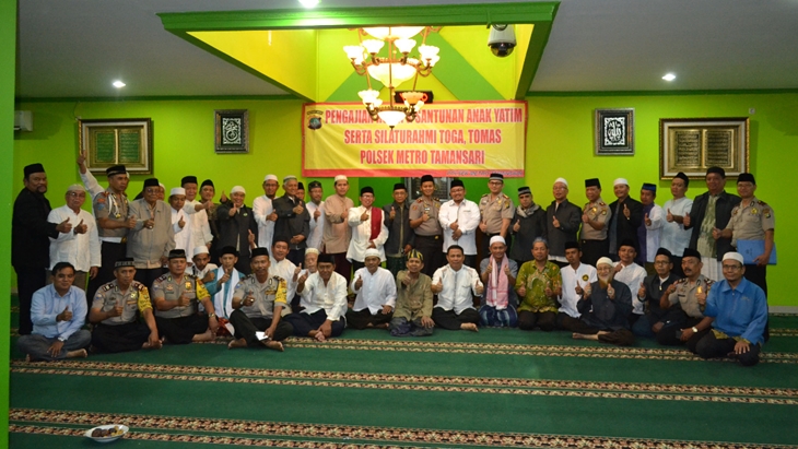 Begini Cara Polsek Metro Taman Sari dan MUI Jaga Keharmonisan