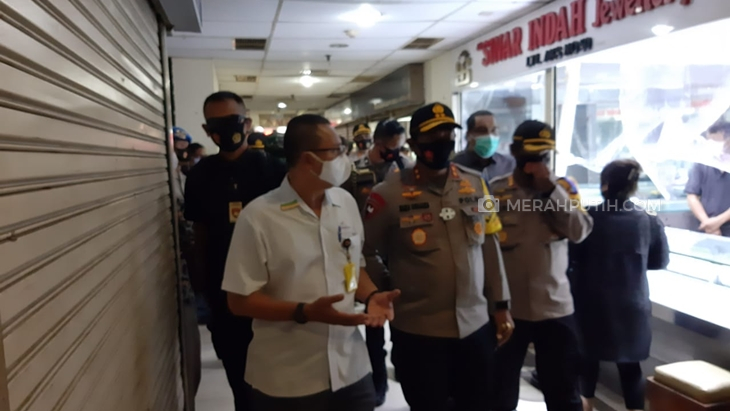 Kapolda Metro dan Dandim Jakarta Pusat Datangi Pasar Atom